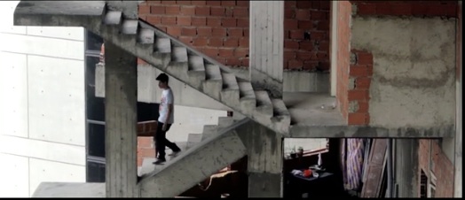 Im Stiegenhaus des Torre de David