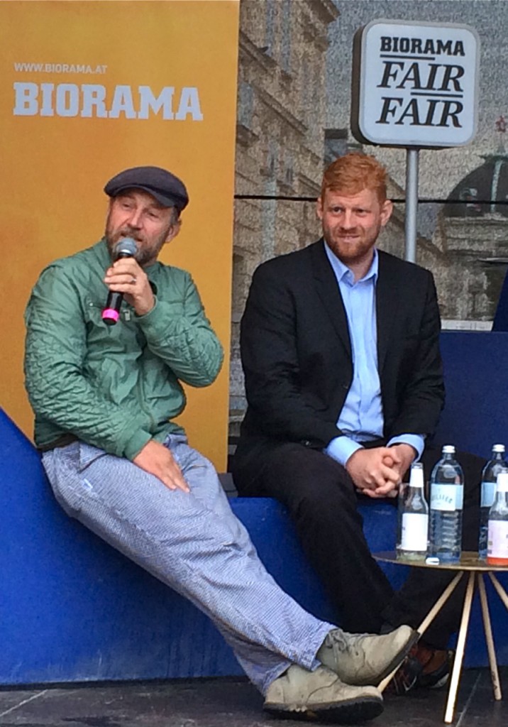 Roland Düringer, Felix Hnat #fairfair14  Bild: Sarah Krobath