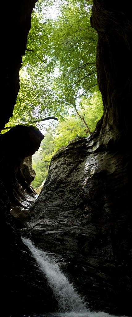 Flussbaden in der Frödisch