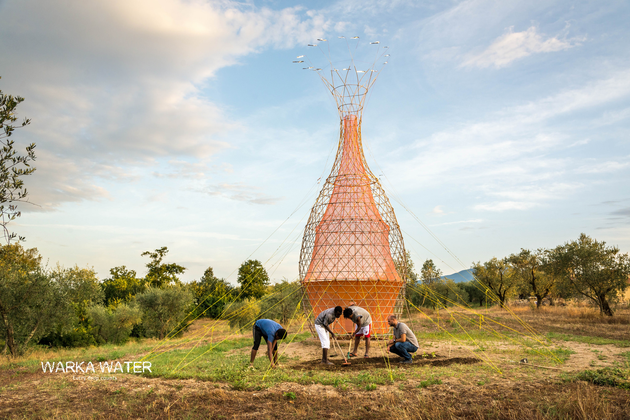 Warka Water Wasser nutzbar machen BIORAMA